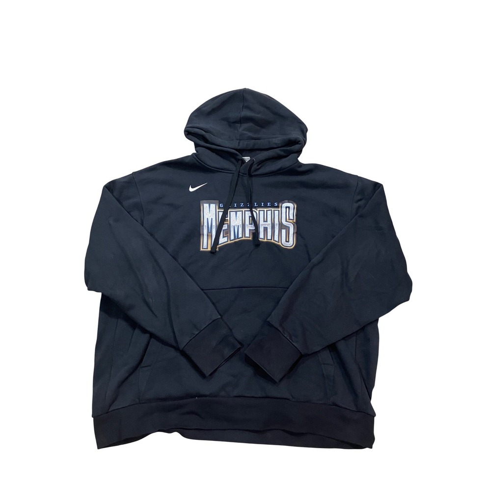 Nike Memphis Grizzlies NBA Hoodie Sweatshirt XXL Black Men's Pullover - Picture 1 of 6